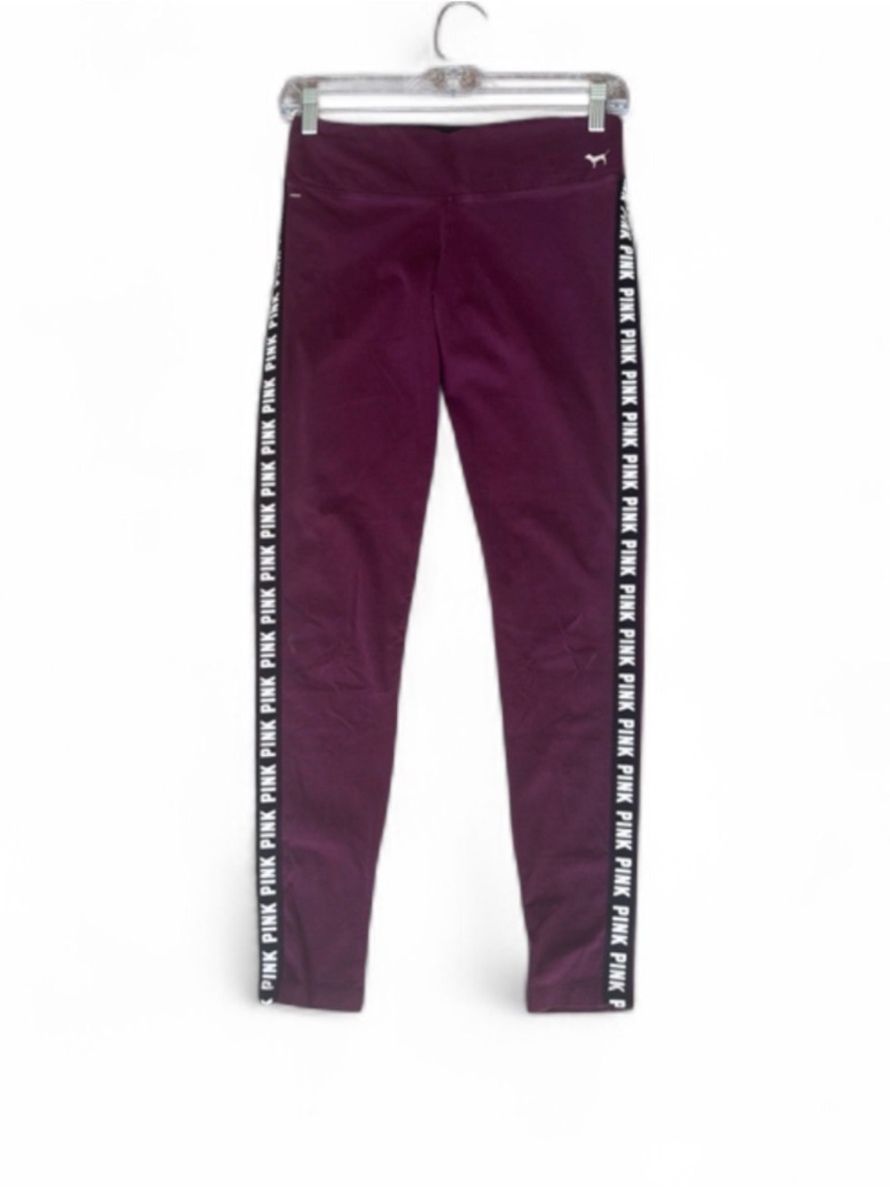PINK Victoria's Secret Plum Side-Stripe Leggings